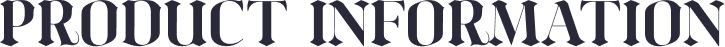 PRODUCT INFORMATION