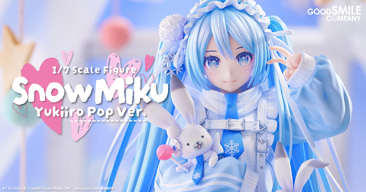 1/7 Scale Figure Snow Miku: Yukiiro Pop Ver. | GOOD SMILE COMPANY